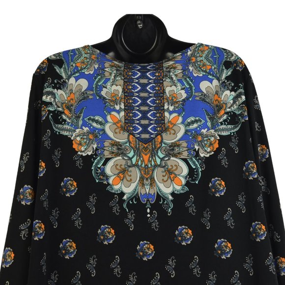 Alfani XL Stretch Multi-Colored Print Tunic "Very Nice!" - Picture 2 of 9
